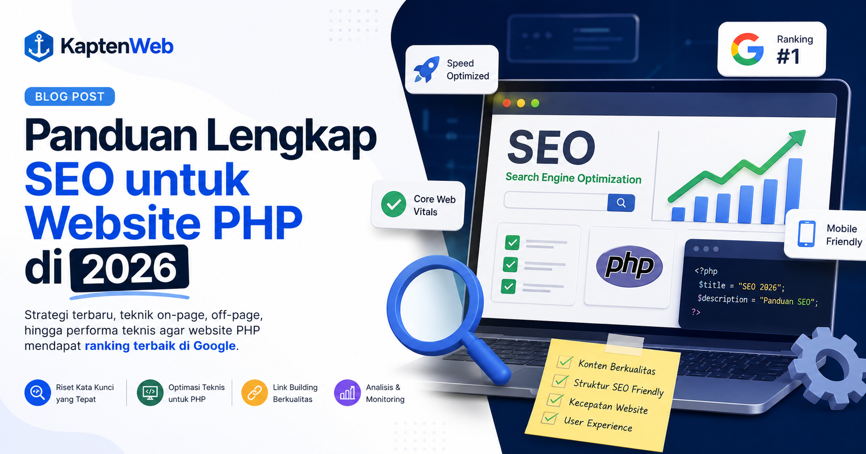 Panduan Lengkap SEO untuk Website PHP di 2026